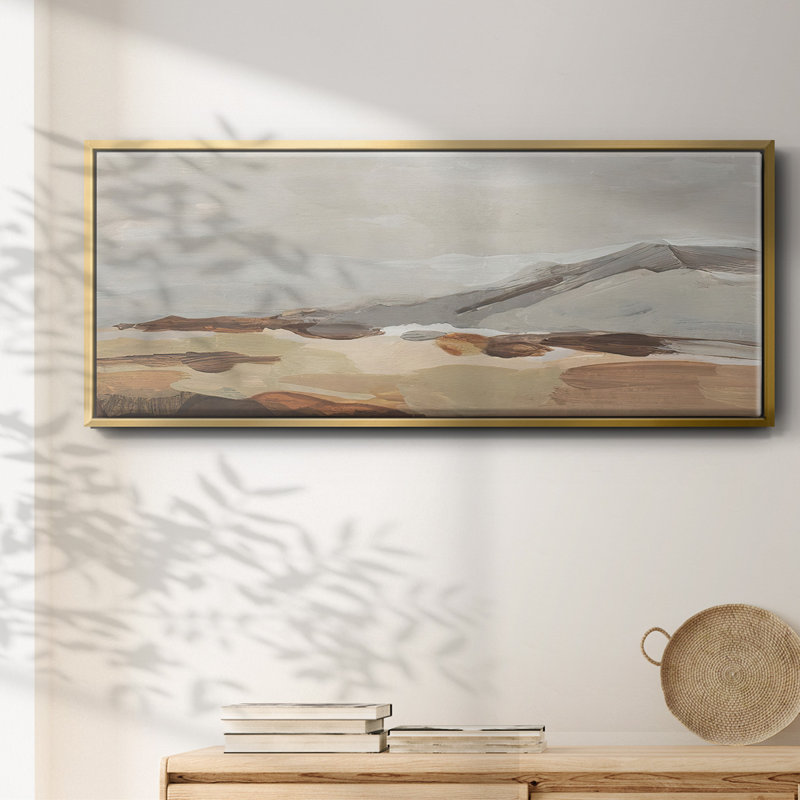 Dusky Mountain I- Framed Canvas