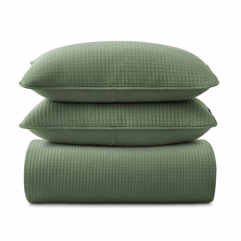 Ensemble de couvre-lit réversible en microfibre, Couvre-lit grand et 2 taies d'oreiller, Rose