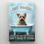 Yorkshire terrier avec canard en plastique-435209724