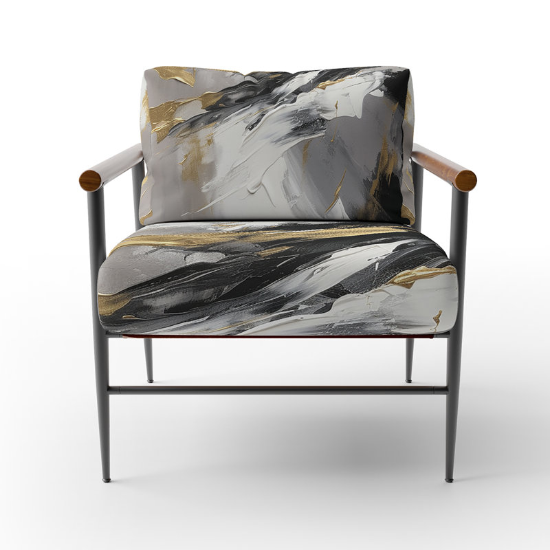 Fauteuil d'appoint rembourré Mystery Awakening, Noir, noir, noir, noir