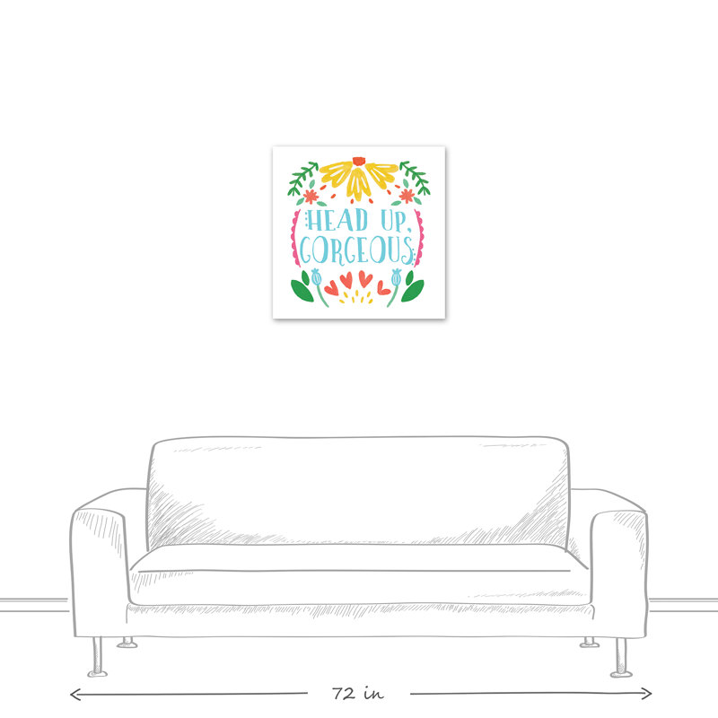 Art sur toile "head up superbe" Olivios, H 24 po x l 24 po x P 1,25 po