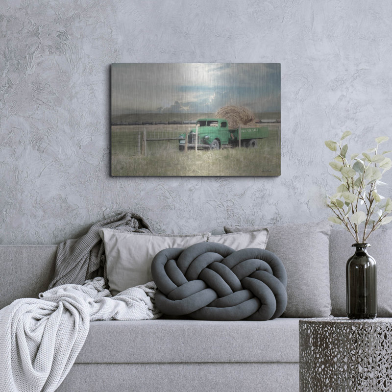 «Hay For Sale» par Lori Deiter, H 24 po x l 36 po