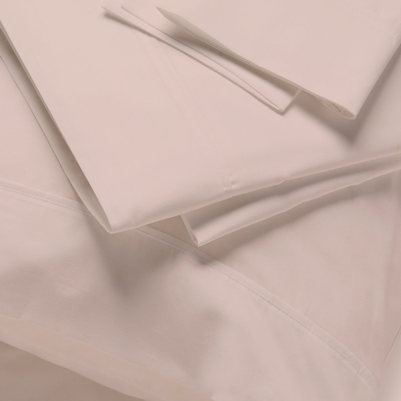 Kal 100% Cotton Sheet Set, Full/Double, Blush
