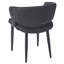 Chaise de salle à manger moderne en similicuir et métal, ensemble de 4-111722371