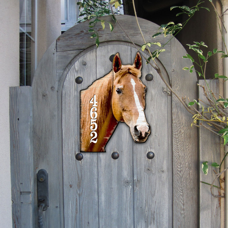 Support mural cheval
