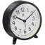 Horloge de table ronde en plastique avec alarme 5,75 pouces-2002405683