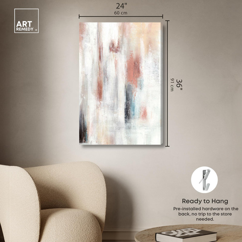 "White Space", reproduction d'art sur toile par Art Remedy, H 36 po x l 24 po, Toile tendue avec châssis