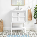 Lucin Single Bathroom Vanity with Ceramic Top