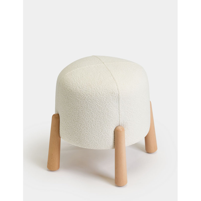 Pouf, Blanc
