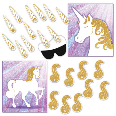 Unicorn Party Games - 19" x 17Â½" - Pack of 24