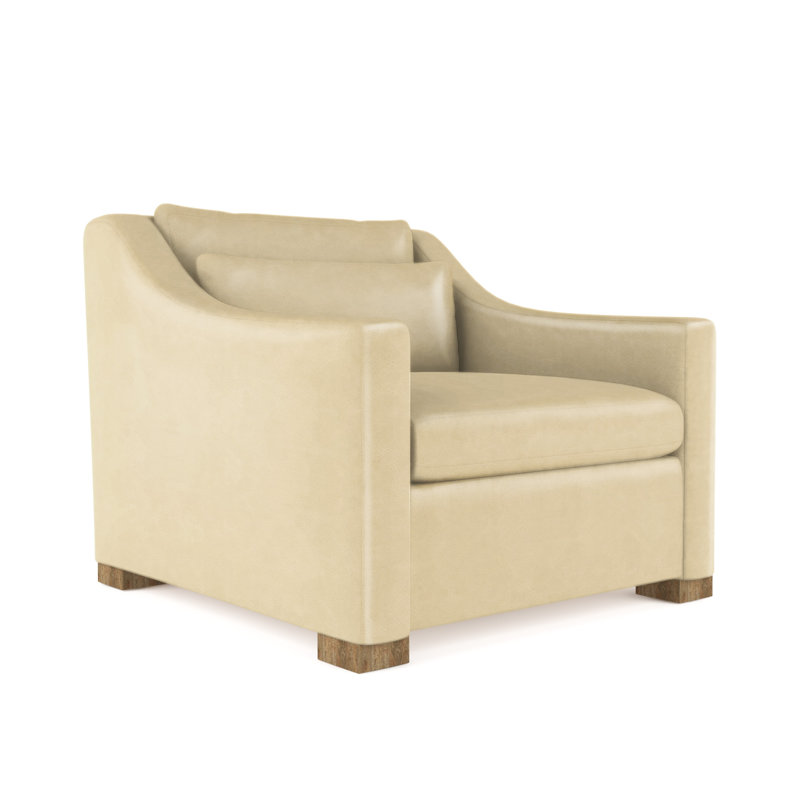 Crosby Armchair, 32.5" H x 35" W x 38" D, Plush Velvet Blue Print, Ebony