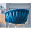 Single Velvet Upholstered Dining Chair | Arm Chair | Metal Legs-70052657-128617706
