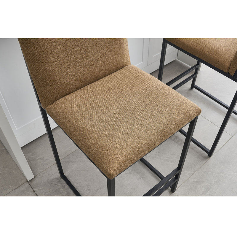 Zavier 17” Seat Height Counter Stools, Coffee