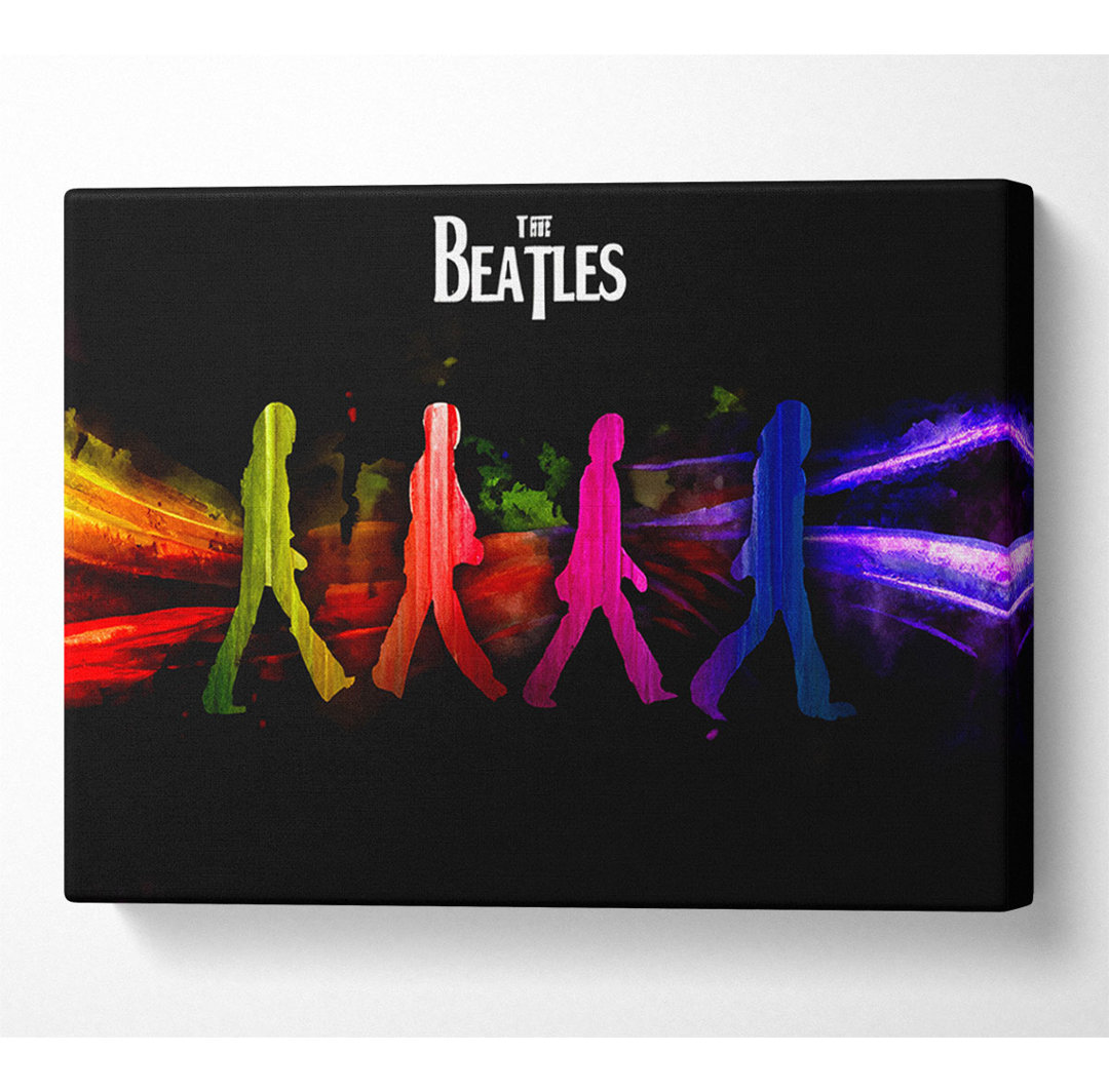 The Beatles Rainbow Walk - Kunstdrucke auf Leinwand