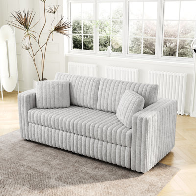 Canapé modulaire gris 2, 75,6 po de largeur. Confortable et polyvalent. À assembler de différentes façons pour la chambre à coucher et le salon 2. Confort. Structure en métal et bois massif. Rembourrage en mousse. Combinez librement les formes. Moderne