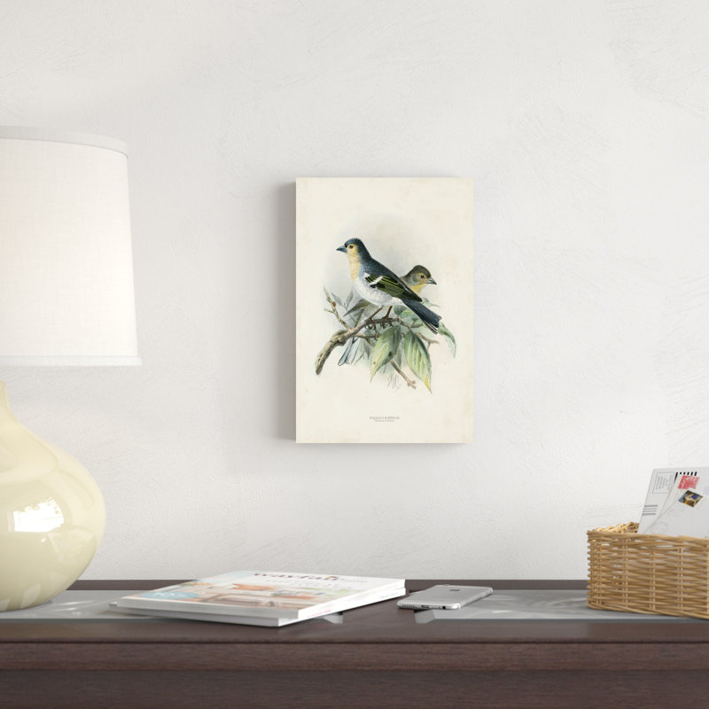 Oiseaux antiques II, H 12 po x l 8 po x P 1,25 po