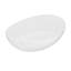Baignoire autoportante de 63 po à surface solide, baignoire de trempage autoportante en résine d'ingénierie de luxe avec trop-plein et bonde escamotable pour salle de bain contemporaine, blanc brillant