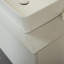 Meuble-lavabo à rayures 30 po avec lavabo, meuble de rangement autoportant avec 2 portes, lavabo en céramique et comptoir en pierre frittée Carrara-576869248-576869249