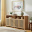 Console en rotin 63 po Mid Century Modern Rattan Buffet-1436804307