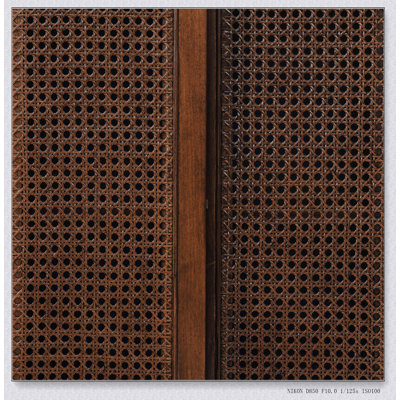 Mid Century Modern Rattan Sideboard Cabinet, Adjustable Shelf & Solid Wood Feet for Versatile Storage and Elegant Design
