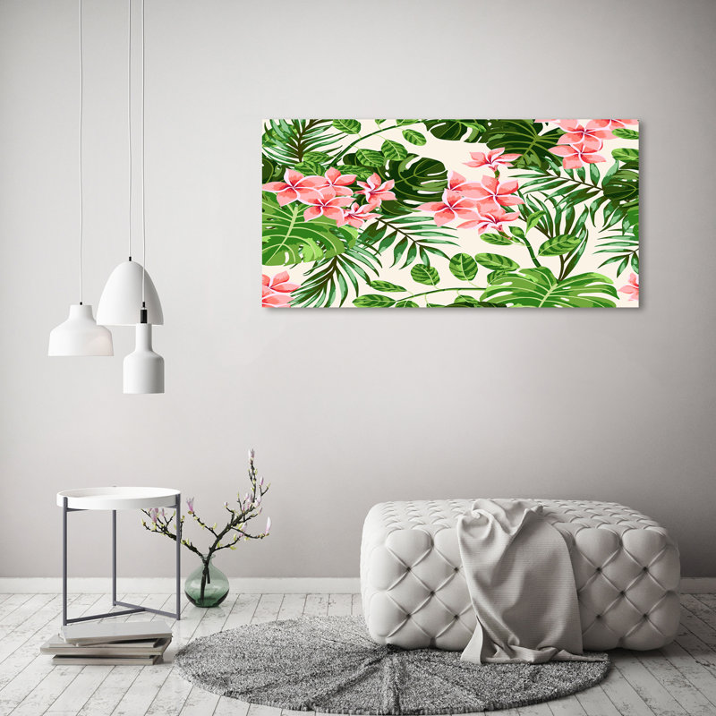 Floral Pattern - Wrapped Canvas Print