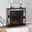 Catarcio 44'' W Antique Silver Electric Fireplace with 4700 BTU