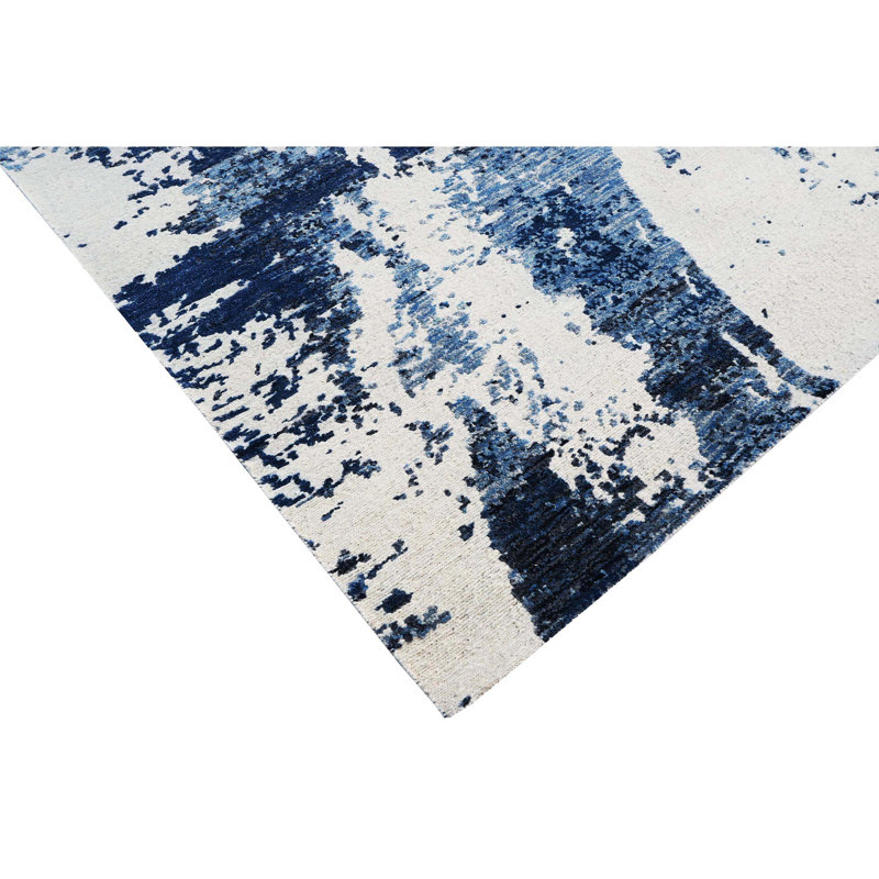 Wool Area Rug, Rectangle 6' x 9'