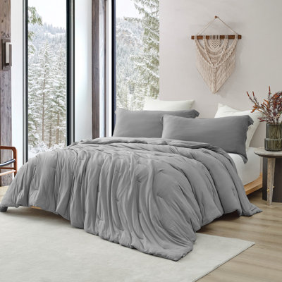 Chillin Panda - Coma Inducer® Alaskan King Comforter Set - Cavern Gray