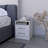 White 2-Drawer Nightstand-1860529041