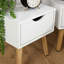 Clarinda Pair of 1 Drawer Scandi Bedside Table Units-1487153675