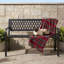 Banc de patio extérieur en métal Teresa
