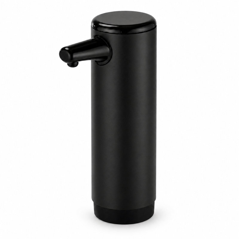 Home Zone Living Foaming Hand Soap Dispenser with Refillable Bottle, Matte Black