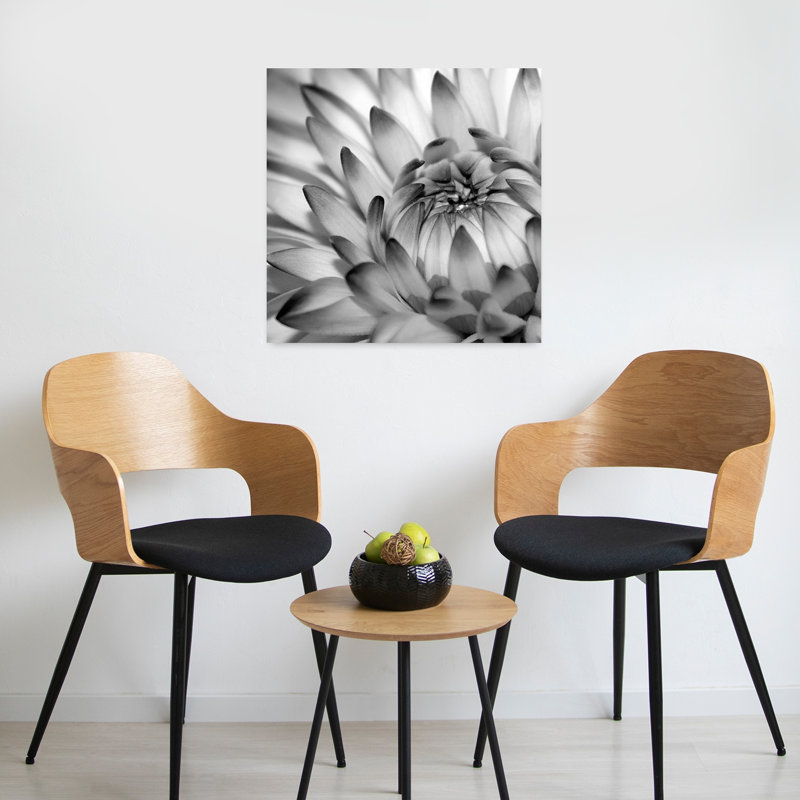 Fibonacci 2 art floral contemporain Dahlia, H 24 po x l 24 po