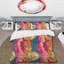 Ensemble de housse de couette vert et jaune Boho II - Boho-109146305