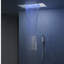 Thermostatic LED Rainfall Shower System, Ceiling Mounted Waterfall Showerhead with Handheld Spray-82331476