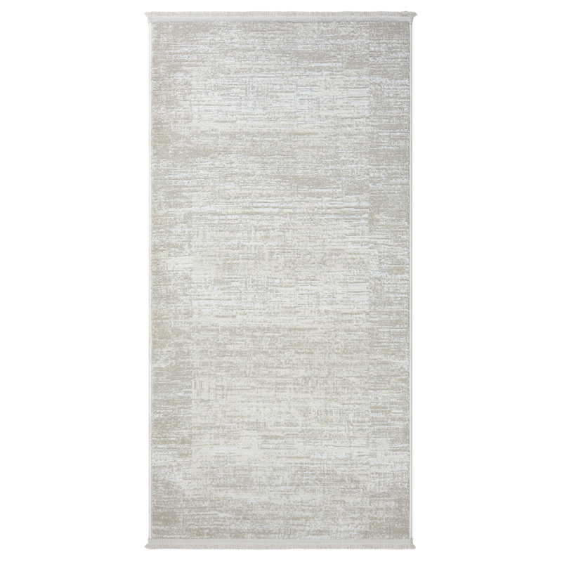 Serene cream  Rug, Rectangle 80 x 150cm