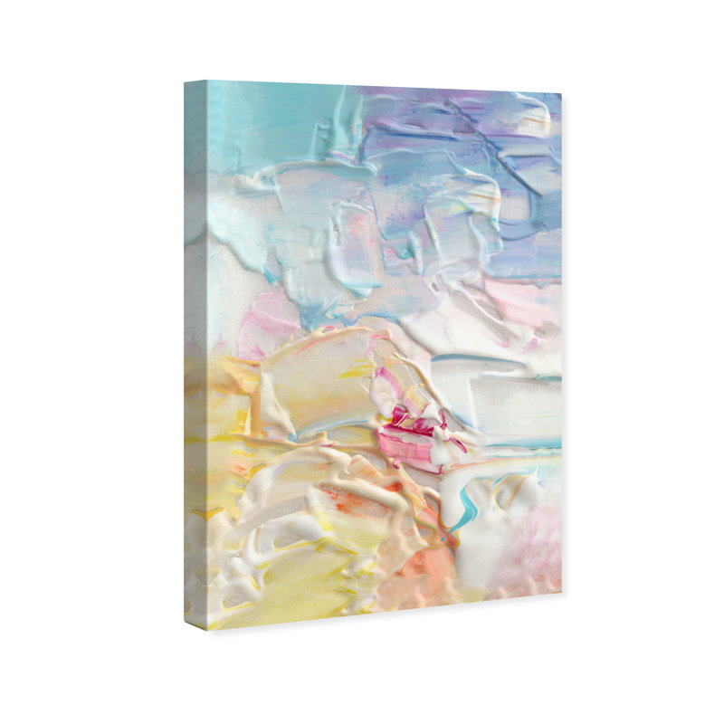 Beurre - peinture sur toile, Toile tendue, H 30 po x l 20 po