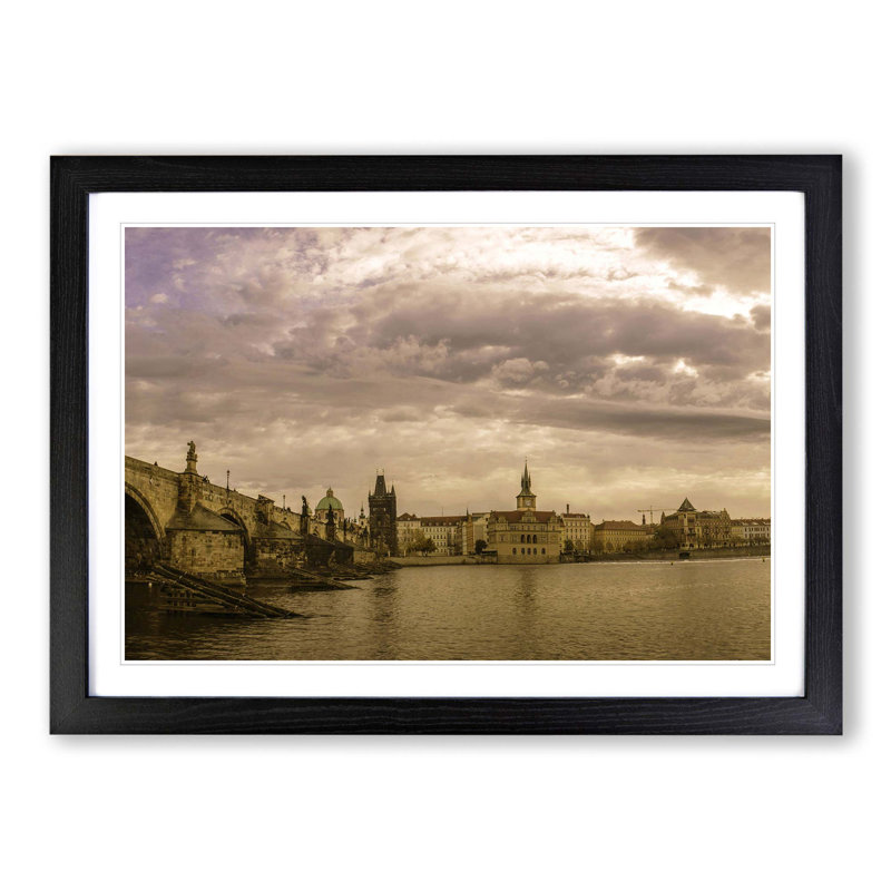 Single Picture Frame Print, Black
