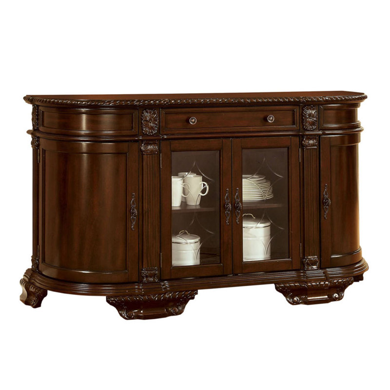 Table de buffet 1 tiroir large 65,75 "Rolanda