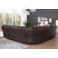 Canapé modulaire inclinable en faux cuir Boyland