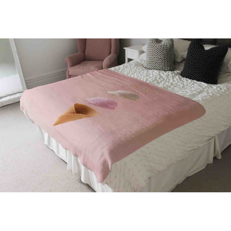 Mollica Plain Weave / Muslin Throw Blanket