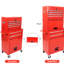 6 Metal Tool Cabinet With Lock And Wheels - 220Lbs, Red Storage 15Kg Drawer, Workshop-1485006377