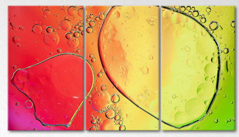 3 Piece Wrapped Canvas Wall Art