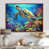 Brown Floater Framed