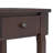 Elegant Retro Console Table with Curved Design and Smooth Glaze for Entryways, Living Rooms and hallways-596735680