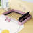 Velvet Upholstered Bed with Storage Ottoman, Staircase and Padded Guardrails-1624841130-1624841135