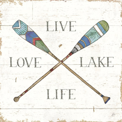 Lake Sketches VI by Daphne Brissonnet - Wrapped Canvas Print