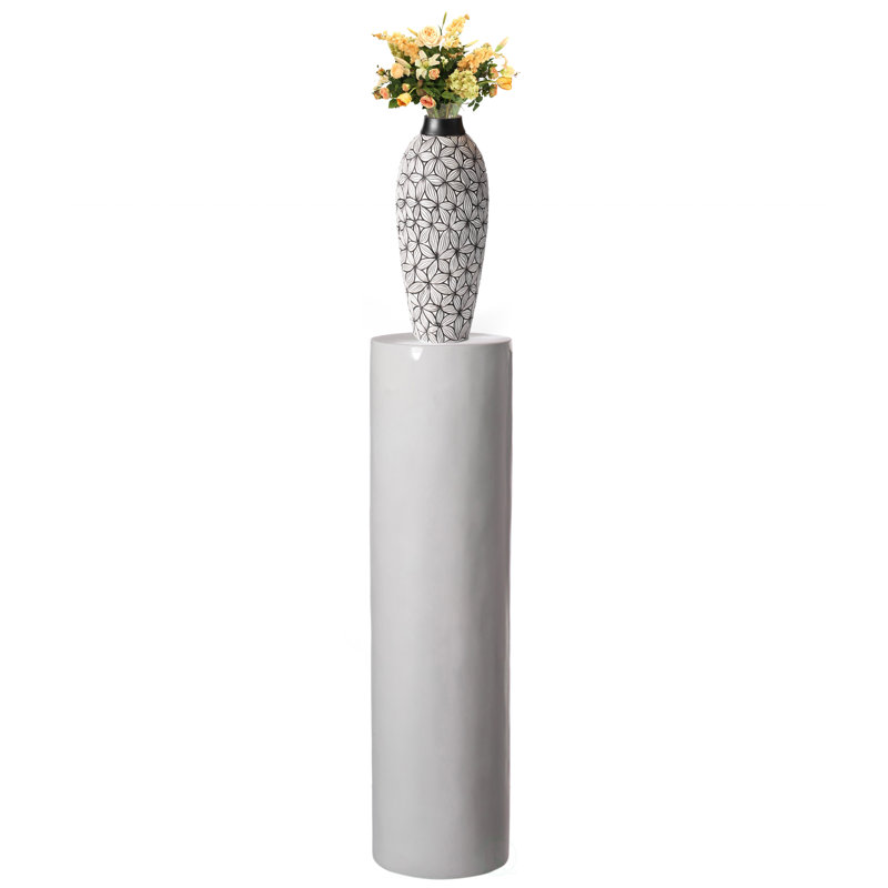 Fiberglass Pillar Column Flower Stand -Photography Props - Cylinder Shape Versatile Pedestal, 51.5" H x 13" W x 13" D