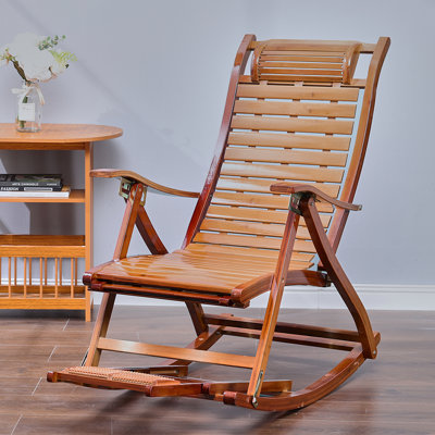 Sukhraj 95cm Long Reclining Bamboo Single Chaise