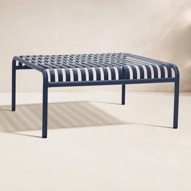 Winchester Outdoor Patio Coffee Table, Dark Blue